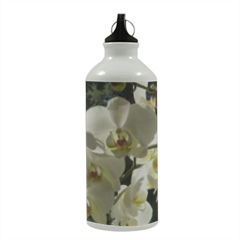 Orchidea bianca Borraccia in acciaio personalizzata