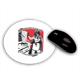 Gabe Crepaldi art sticker  Tappetino Mouse Tondo 