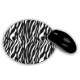 Stile zebrato alla moda Tappetino Mouse Tondo 