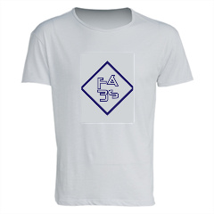 Logo FabS  T-shirt in cotone fiammato uomo