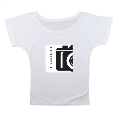 andreapis'logo T-shirt donna scollo largo