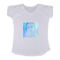 anima della madonna T-shirt scollo a V donna