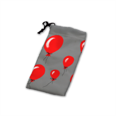 red baloons Porta occhiali personalizzato