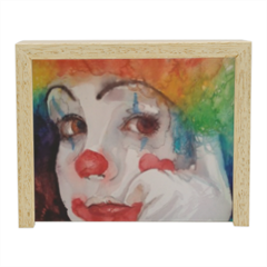 baby clown Scatola portaoggetti in legno