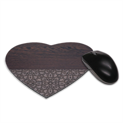 Wenge and Gothic Tappetino Mouse Cuore 