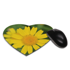 gocce in giallo Tappetino Mouse Cuore 