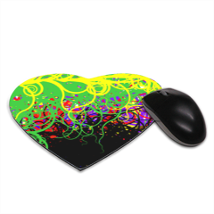 belle curve Tappetino Mouse Cuore 