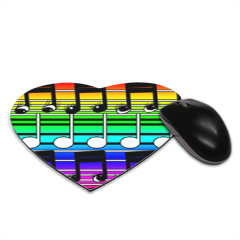 note musicali Tappetino Mouse Cuore 