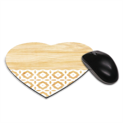 Bamboo vintage Tappetino Mouse Cuore 