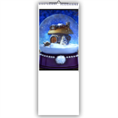 Globo di Neve Fantasy Calendario slim