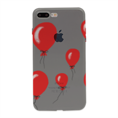 red baloons Cover trasparente iPhone 7 plus