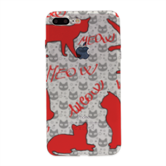 gattini rossi Cover trasparente iPhone 7 plus