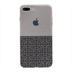 Alluminium geometric b Cover trasparente iPhone 7 plus