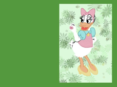 Daisy Duck verde