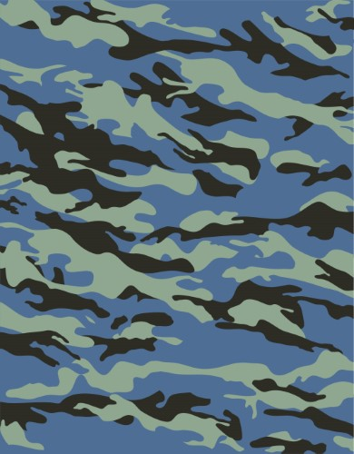 Blue camouflage 